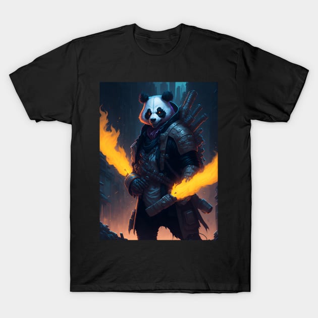 Pandamonium Blaze T-Shirt by star trek fanart and more